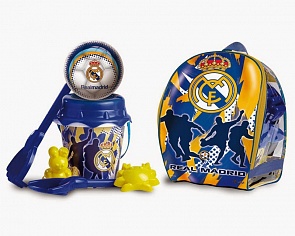 Песочный набор в рюкзаке Реал Мадрид, с мячом (Unice, UN 23100veg)